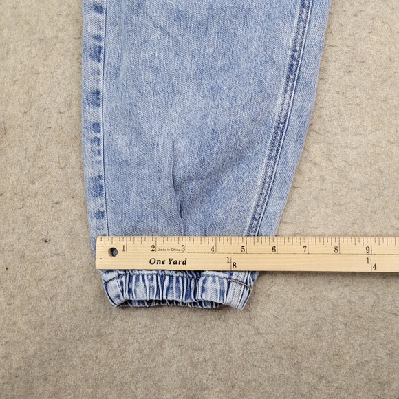 American Eagle Size 6 Joggers High Rise Carpenter Drawstring Light Ankle Jeans - Picture 10 of 11